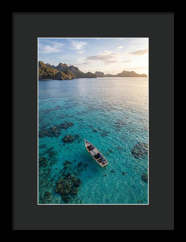 Aerial View Of A Serene Boat