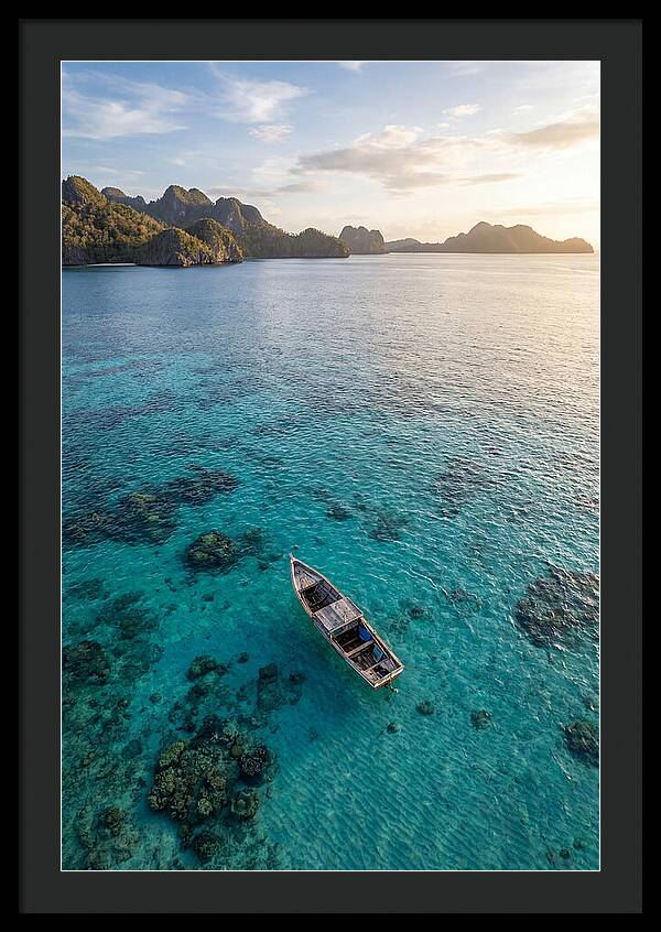 Aerial View Of A Serene Boat