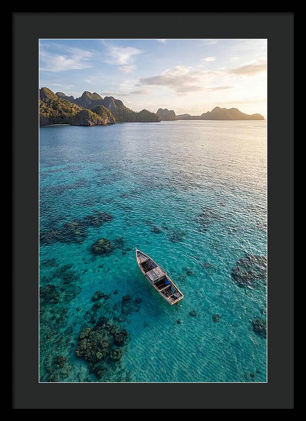 Aerial View Of A Serene Boat