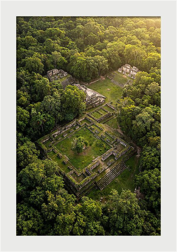 Aerial View Of Ancient Ruins