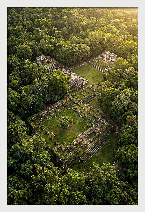 Aerial View Of Ancient Ruins