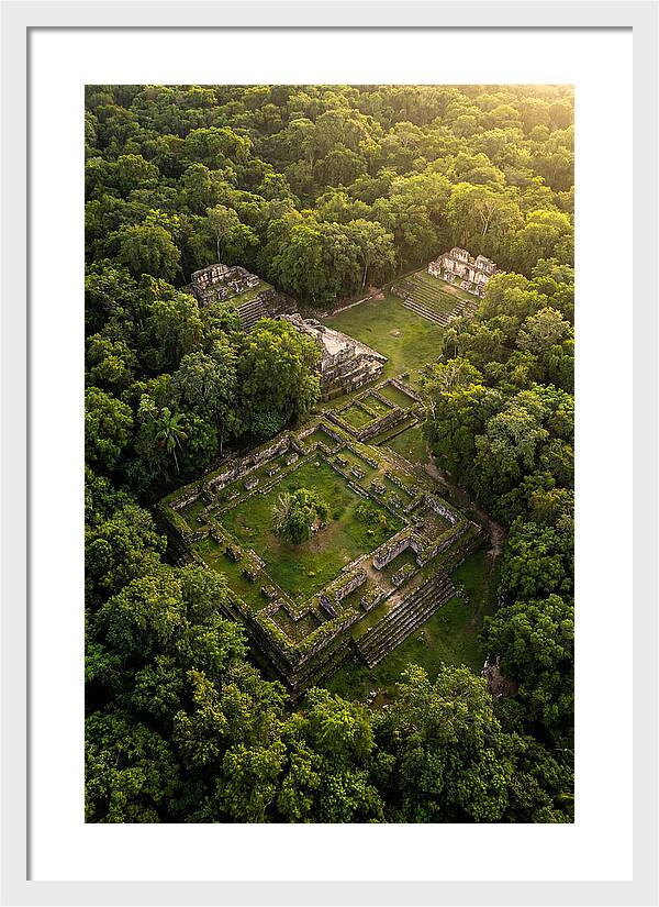 Aerial View Of Ancient Ruins