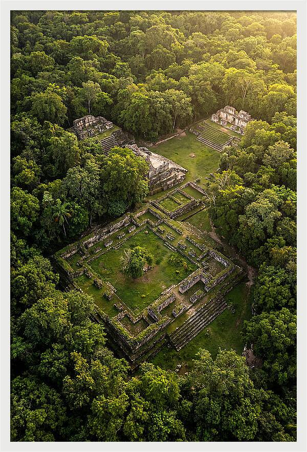 Aerial View Of Ancient Ruins