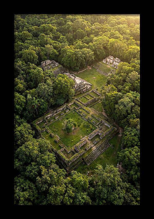 Aerial View Of Ancient Ruins