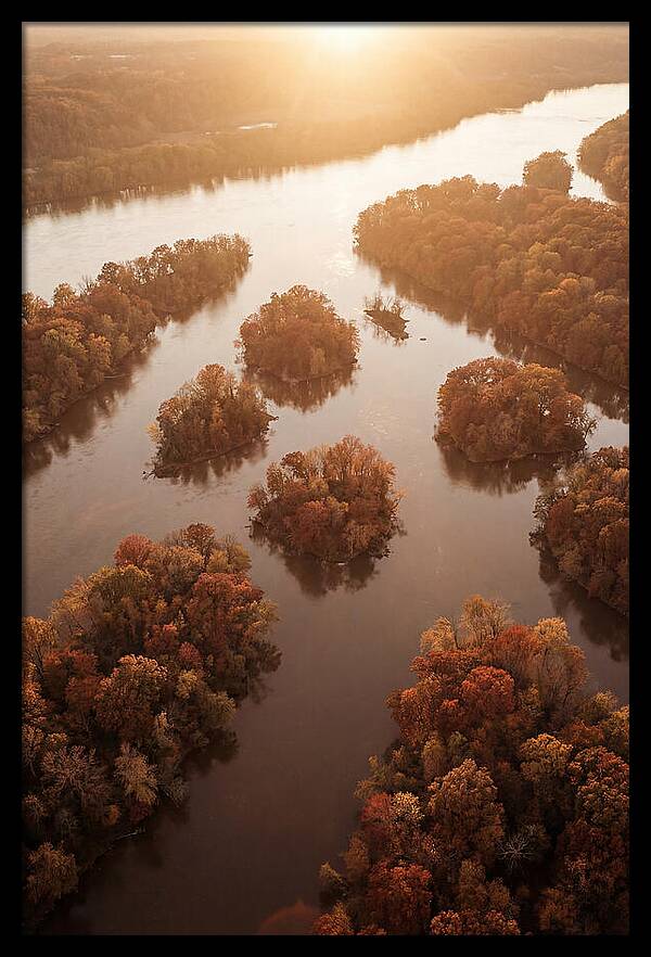 Aerial View Of Autumn Islands