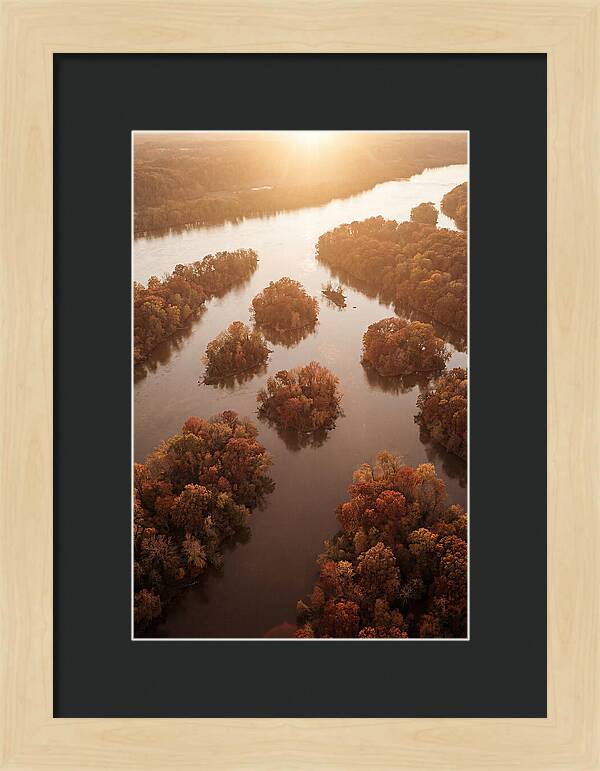 Aerial View Of Autumn Islands