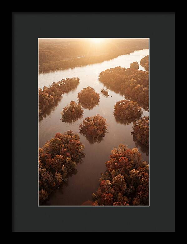Aerial View Of Autumn Islands