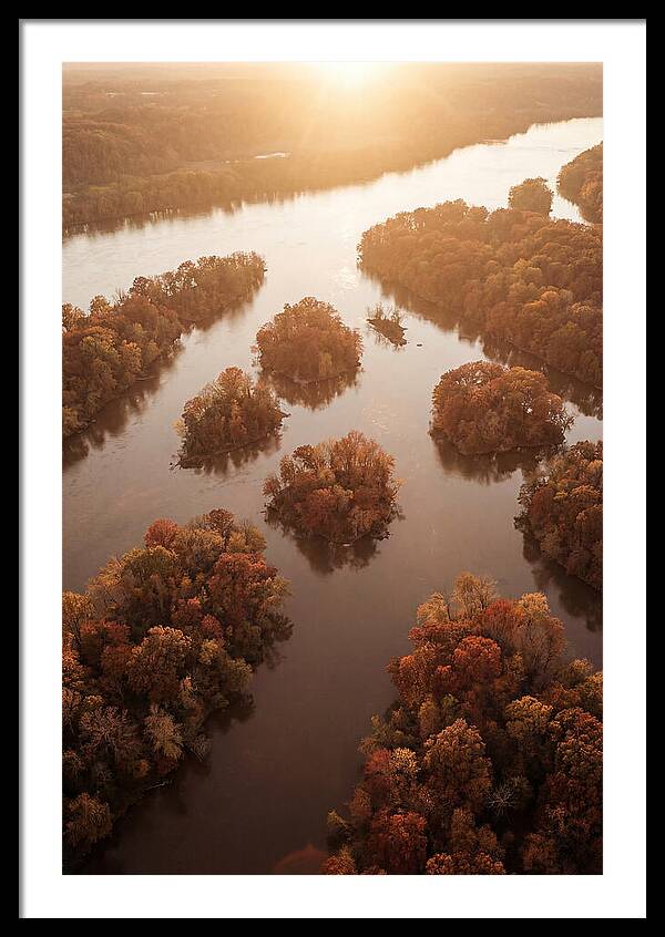 Aerial View Of Autumn Islands