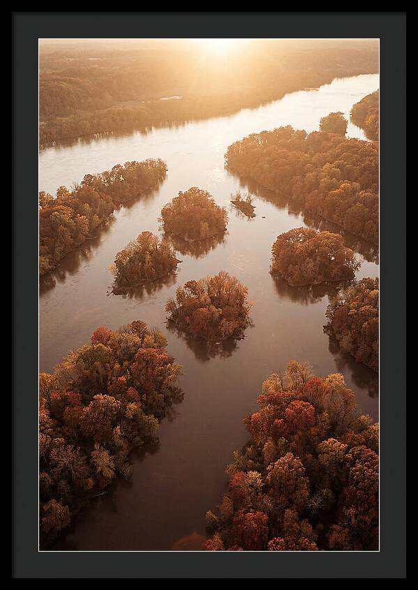 Aerial View Of Autumn Islands