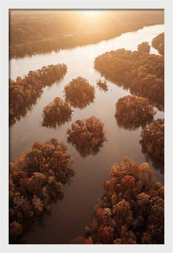 Aerial View Of Autumn Islands