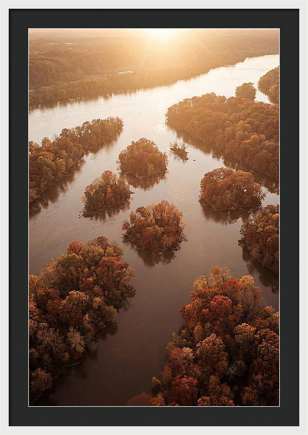 Aerial View Of Autumn Islands