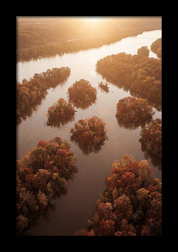 Aerial View Of Autumn Islands