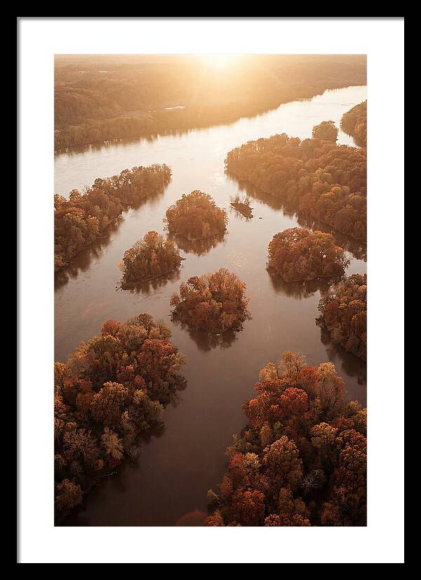 Aerial View Of Autumn Islands
