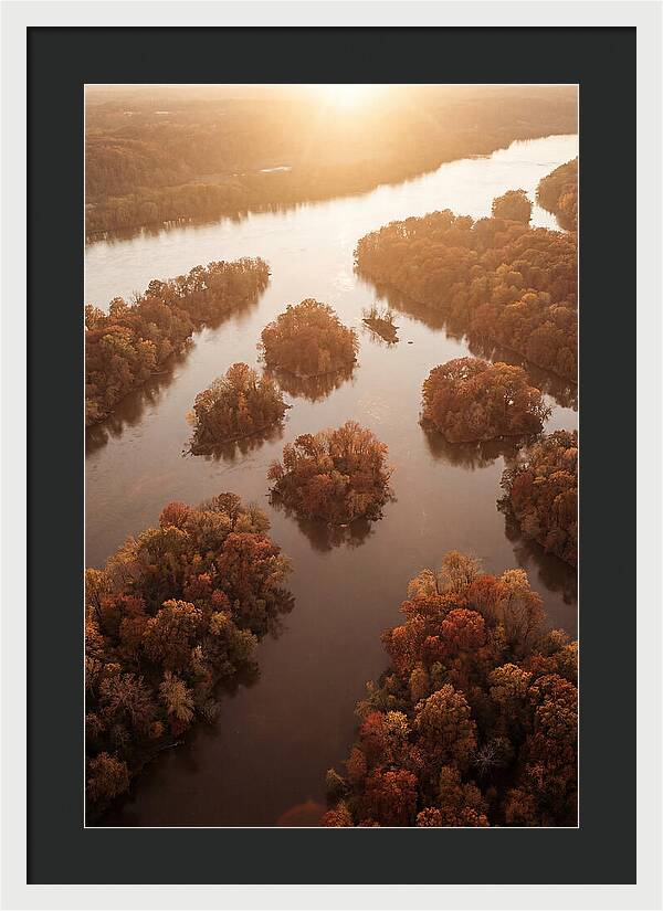 Aerial View Of Autumn Islands