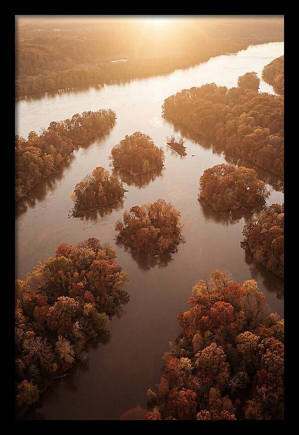 Aerial View Of Autumn Islands