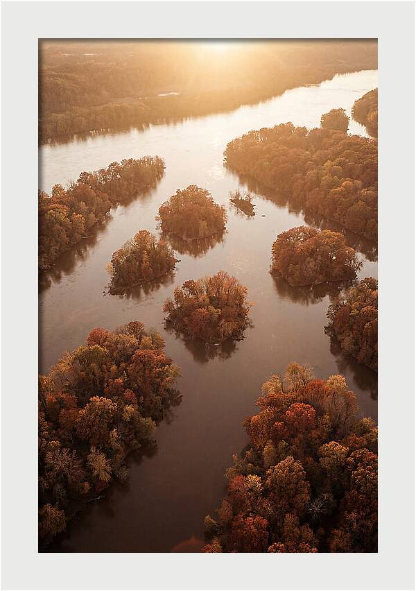 Aerial View Of Autumn Islands