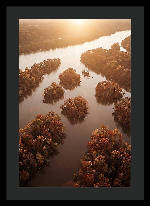 Aerial View Of Autumn Islands