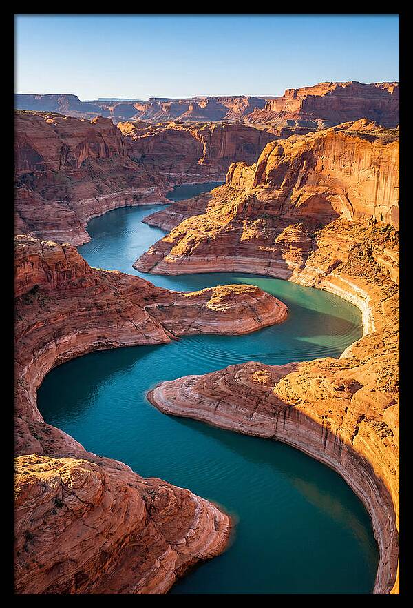 Aerial View Of Canyon Curves