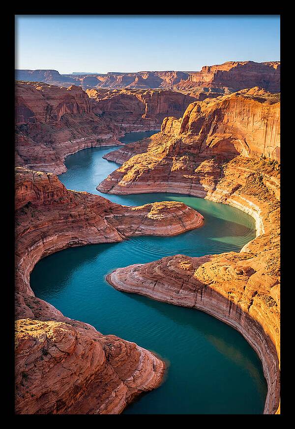 Aerial View Of Canyon Curves
