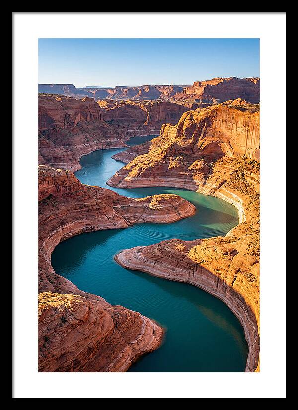 Aerial View Of Canyon Curves