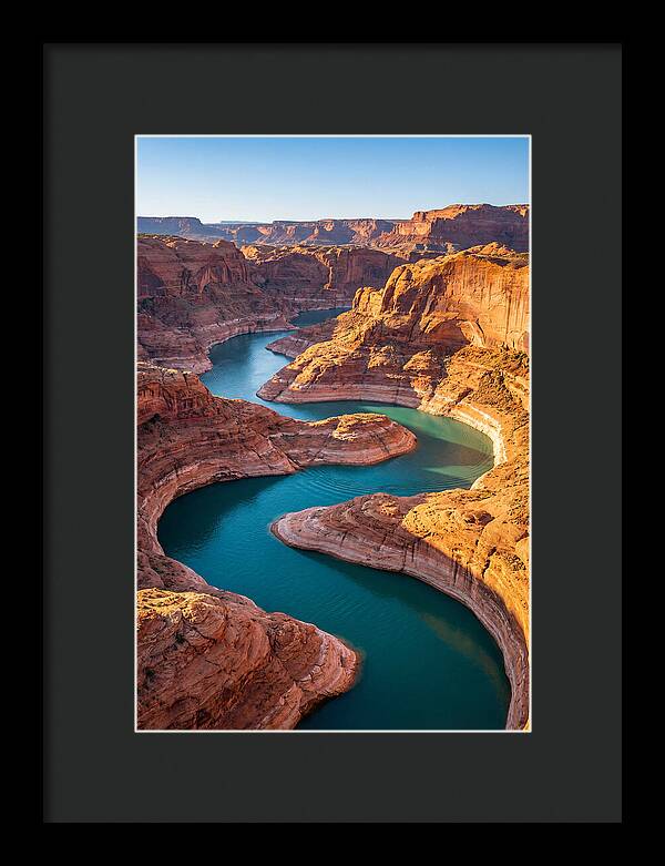 Aerial View Of Canyon Curves