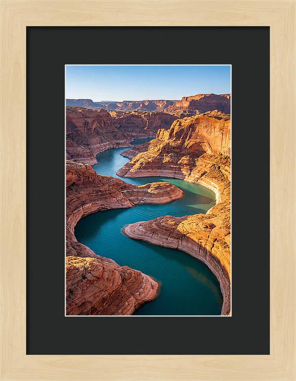 Aerial View Of Canyon Curves