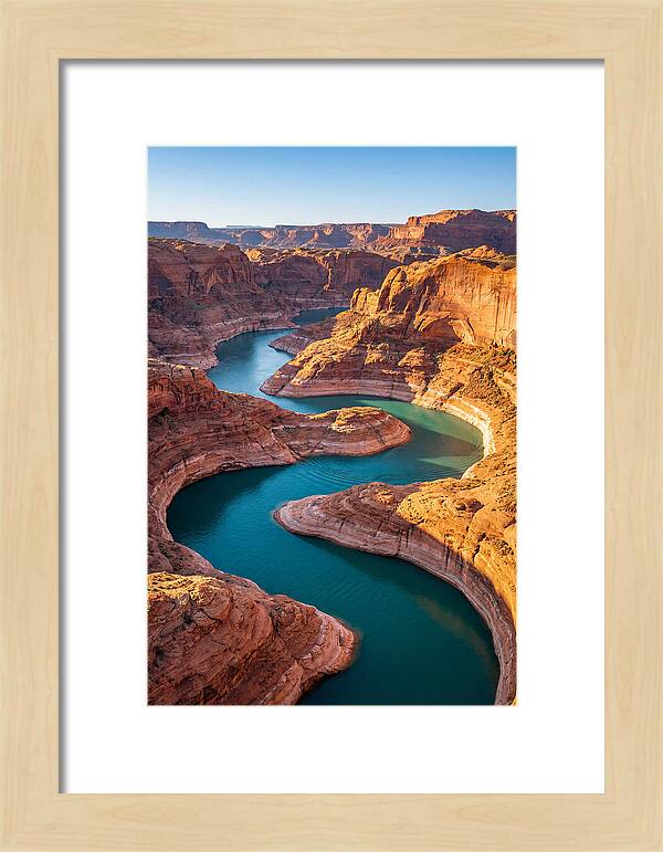 Aerial View Of Canyon Curves