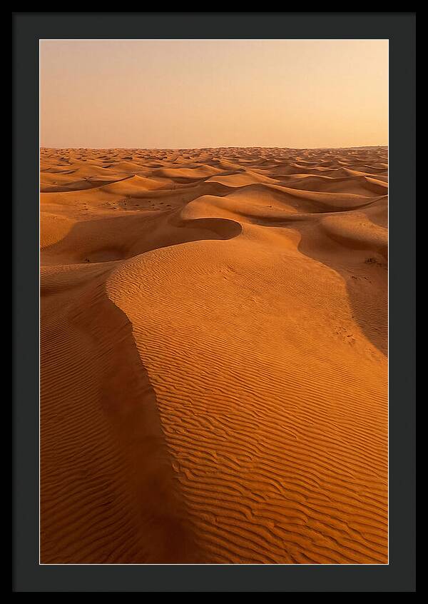 Aerial View Of Desert Dunes