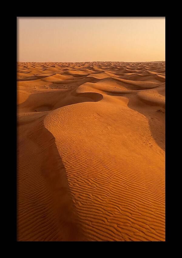 Aerial View Of Desert Dunes