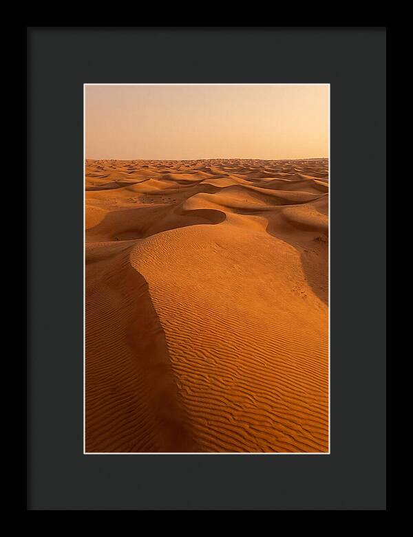 Aerial View Of Desert Dunes