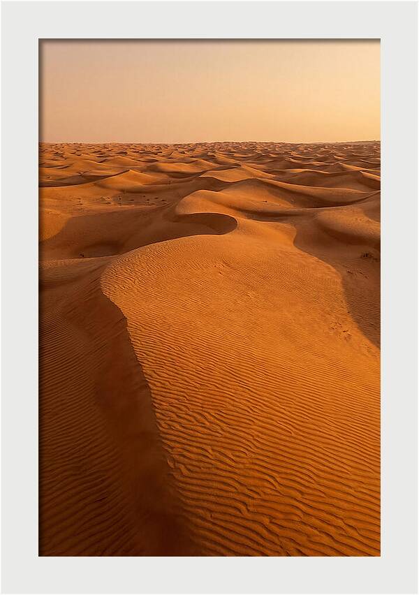 Aerial View Of Desert Dunes
