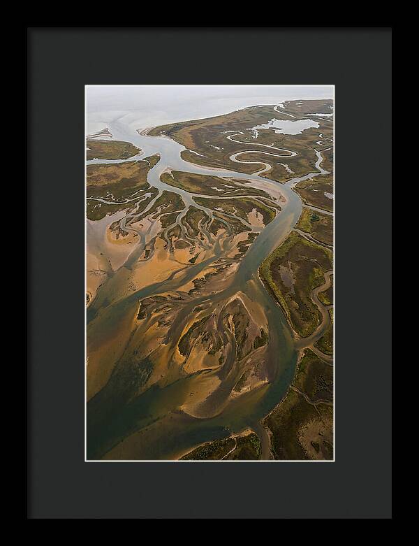 Aerial View Of River Delta