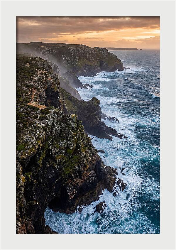 Aerial View Of Rugged Cliffs