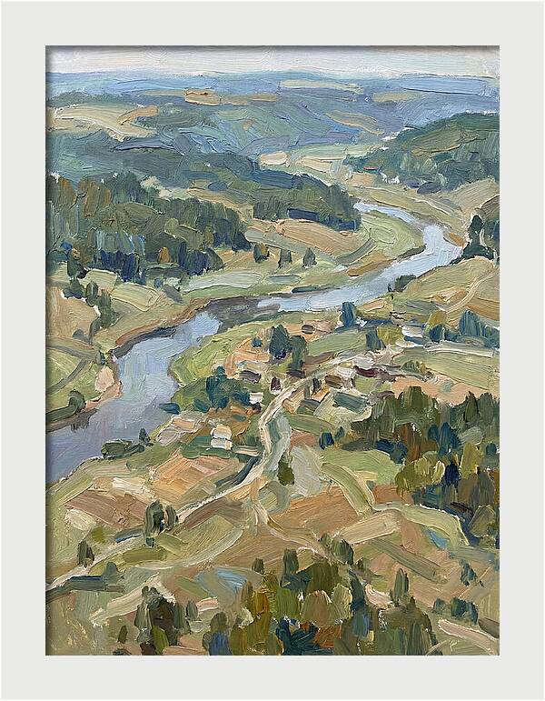 Aerial View Of Serene Landscape
