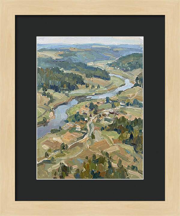 Aerial View Of Serene Landscape