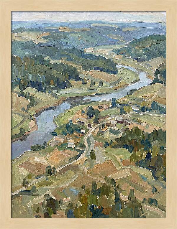 Aerial View Of Serene Landscape