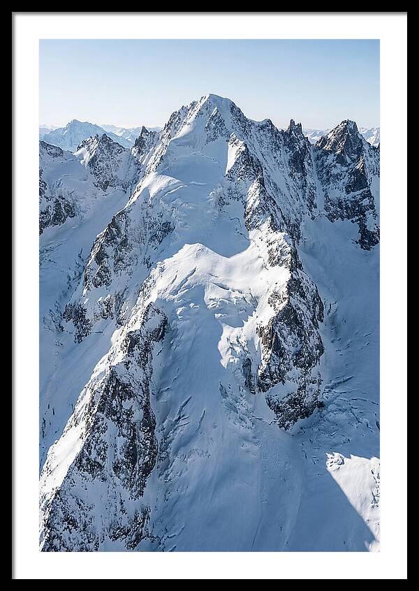 Aerial View Of Snowcapped Peaks