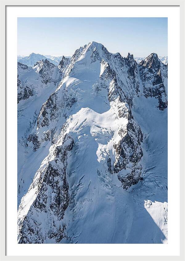 Aerial View Of Snowcapped Peaks