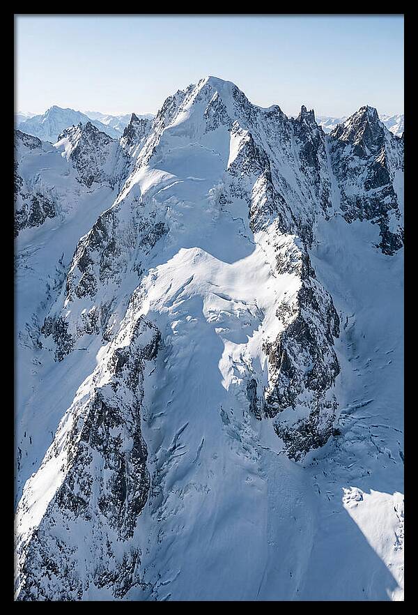 Aerial View Of Snowcapped Peaks