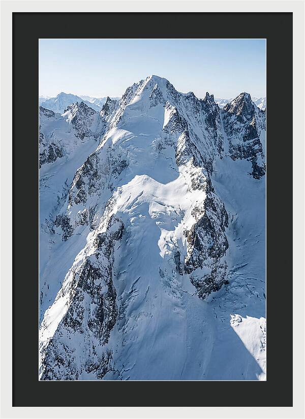 Aerial View Of Snowcapped Peaks