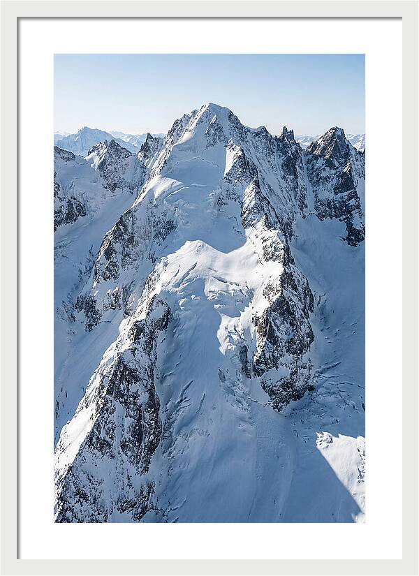Aerial View Of Snowcapped Peaks