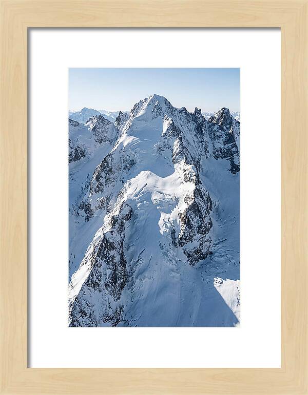 Aerial View Of Snowcapped Peaks