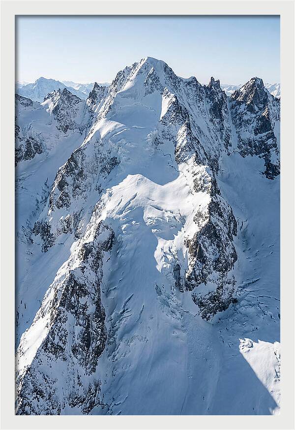 Aerial View Of Snowcapped Peaks