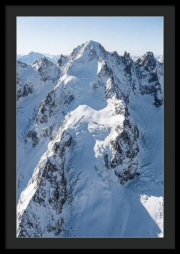 Aerial View Of Snowcapped Peaks