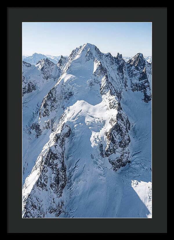 Aerial View Of Snowcapped Peaks