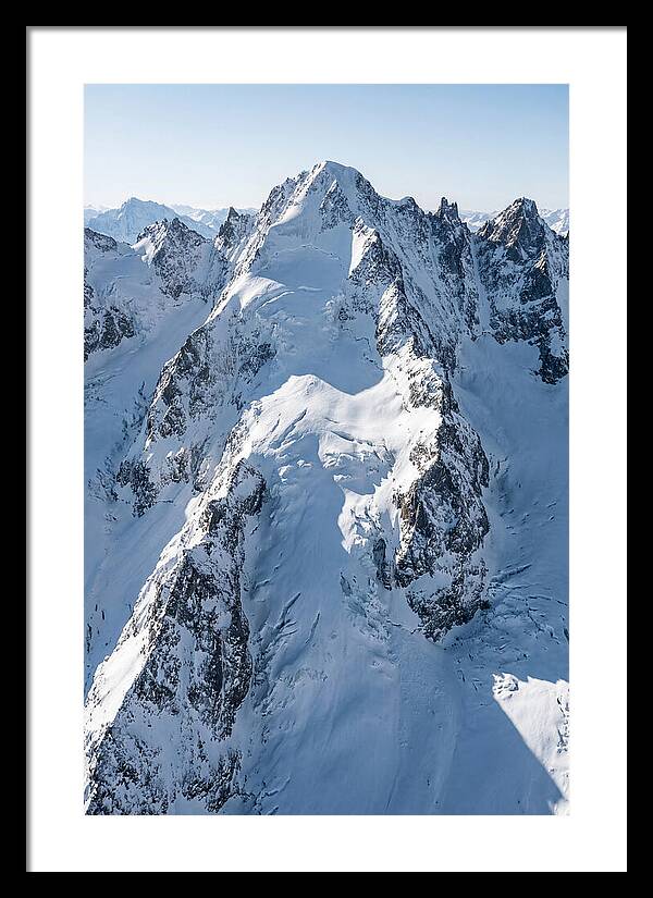 Aerial View Of Snowcapped Peaks