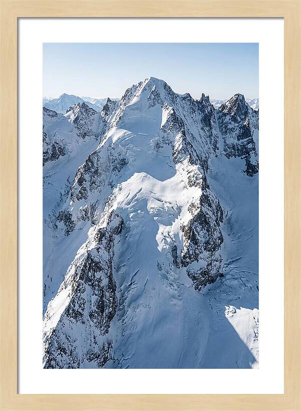 Aerial View Of Snowcapped Peaks
