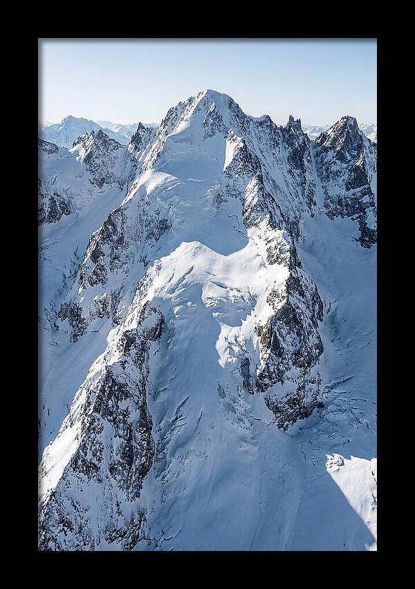 Aerial View Of Snowcapped Peaks