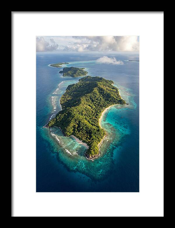 Aerial View Of Tropical Islands