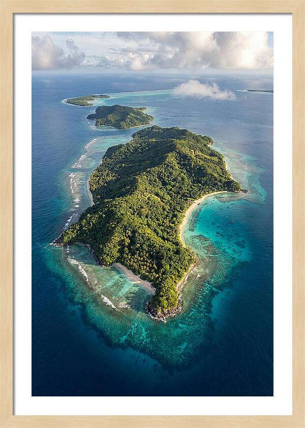 Aerial View Of Tropical Islands